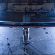 Solar Impulse 2 in its hangar at JFK before heading out for Europe.